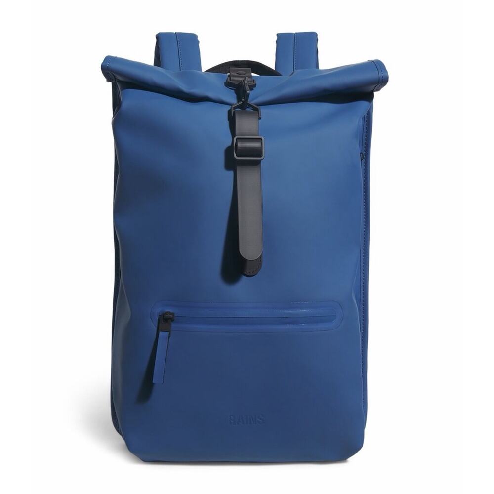 RAINS Rolltop Rucksack W3 Pulse Buckle Zip RFID, model 13320, $140